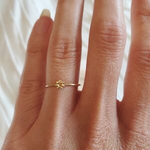 bluboho 14k Gold Little Dahlia Ring